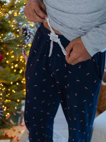 Happy Shorts Pajama Pants in Blue