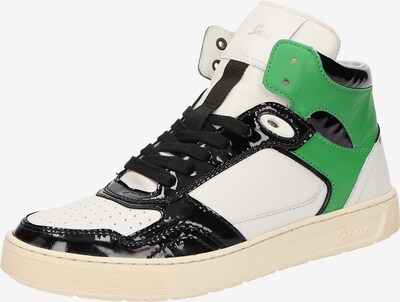 SIOUX Sneaker 'Tedroso-DA-701' in grün / schwarz / weiß, Produktansicht