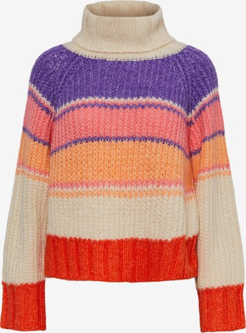 Pieces Tall Pullover 'NEILA' i blandingsfarvet: forside