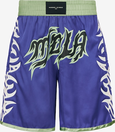 Pantaloni 'BOXING CLUB' Magdeburg Los Angeles pe verde / lila / negru / alb, Vizualizare produs
