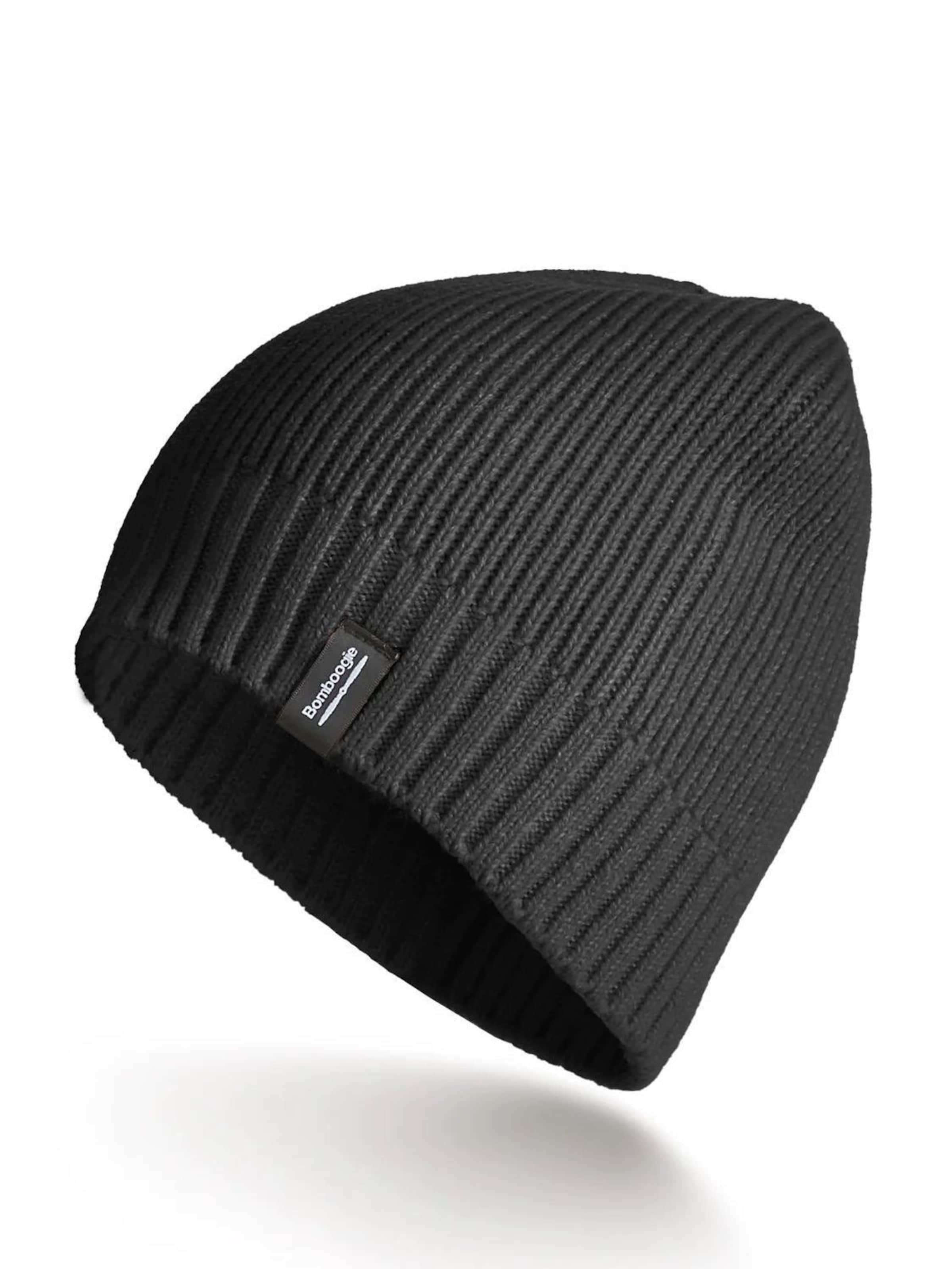 BOMBOOGIE Hut‌ in Schwarz: Vorderseite