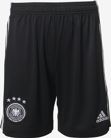 ADIDAS PERFORMANCE Regular Workout Pants in Black: front