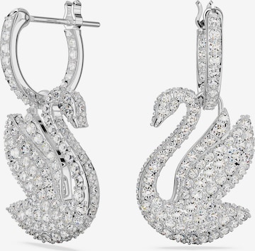 Swarovski Earrings in Silver: front