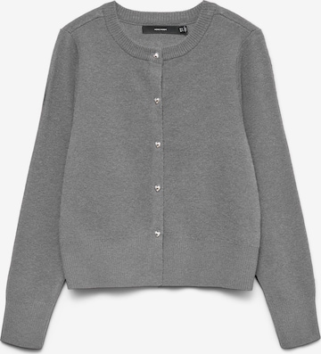 VERO MODA Knit cardigan 'KACY' in Grey: front