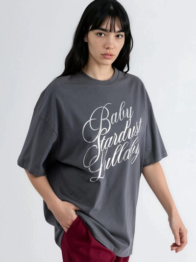 Busem T-shirt oversize en S en anthracite / argent, Vue avec produit