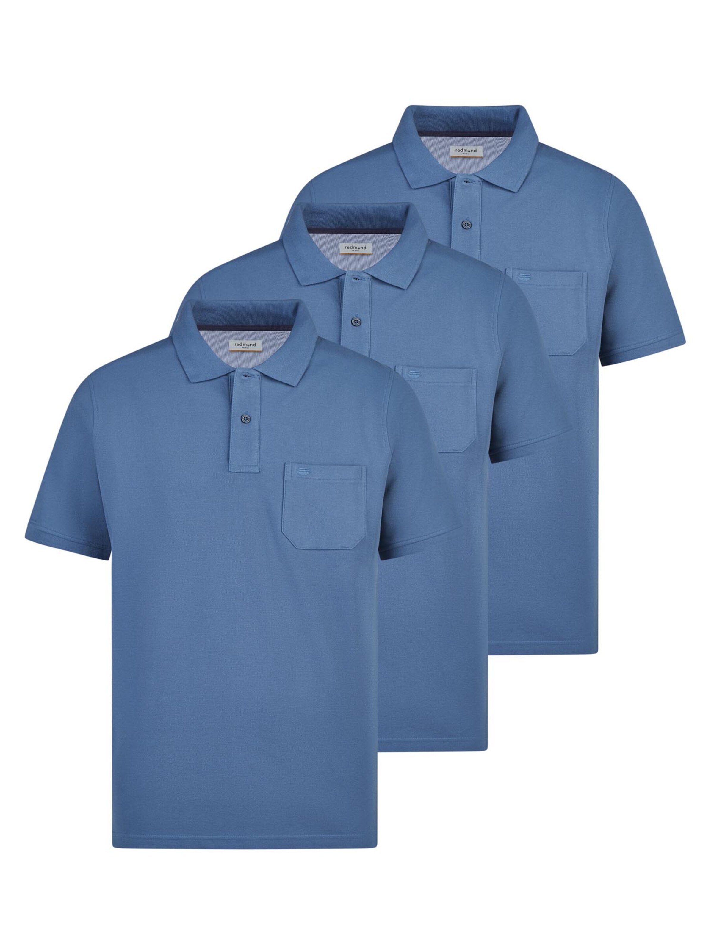 redmond Shirt 'Basic' in Blue: front