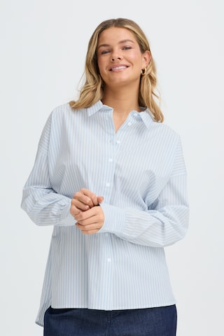 Chemisier 'FRZASHIRT' Fransa en bleu : devant