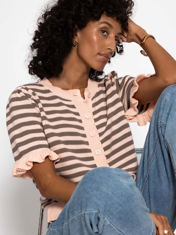 SASSYCLASSY Knit Cardigan in Pink