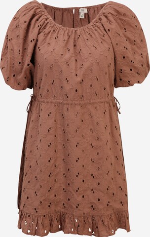 River Island Petite Dress in Brown: front