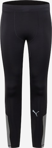 PUMA Skinny Workout Pants 'Cooladapt' in Black: front