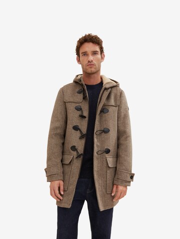 TOM TAILOR Between-Seasons Coat in Brown: front