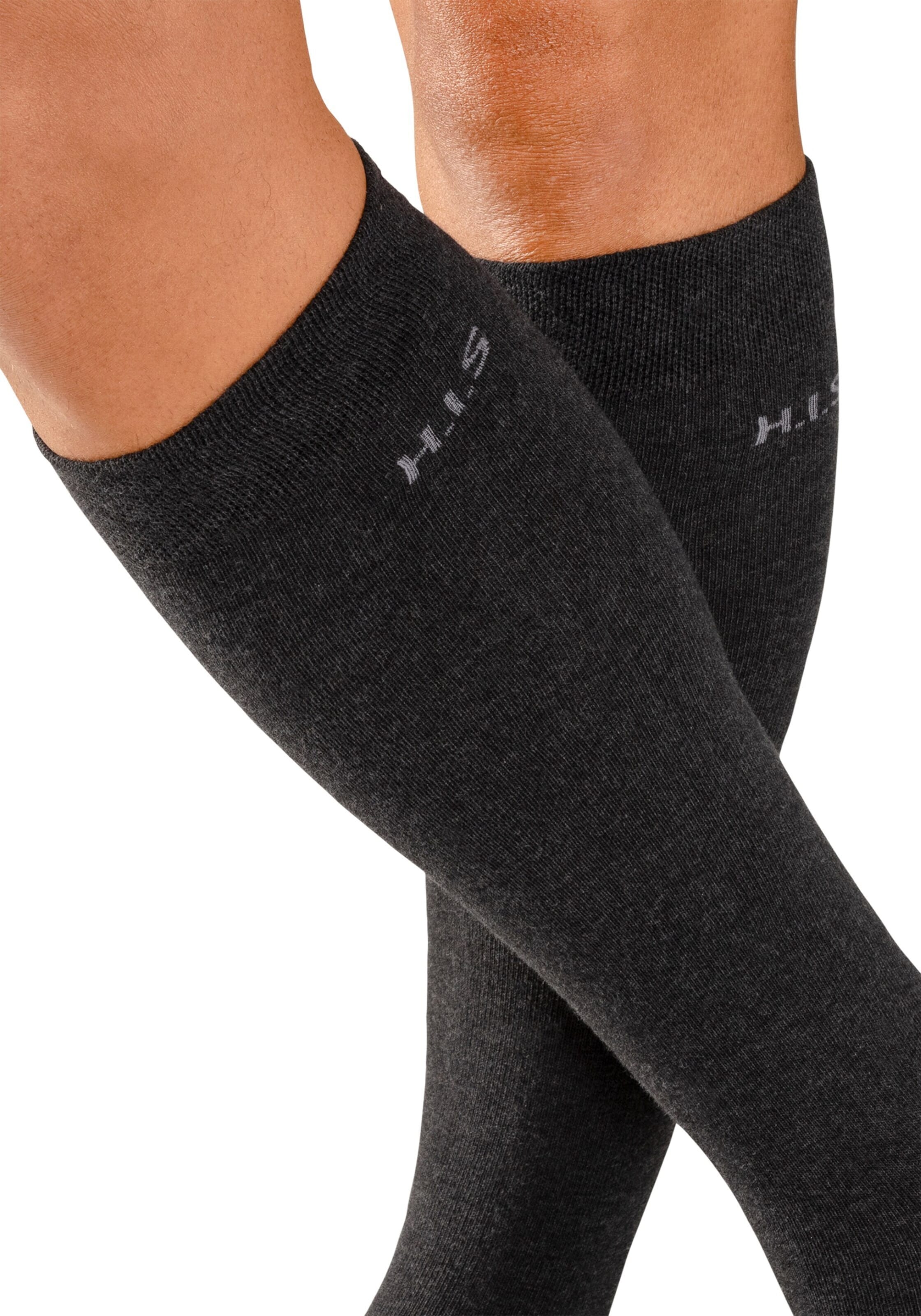 pilka H.I.S Kojinės iki kelių