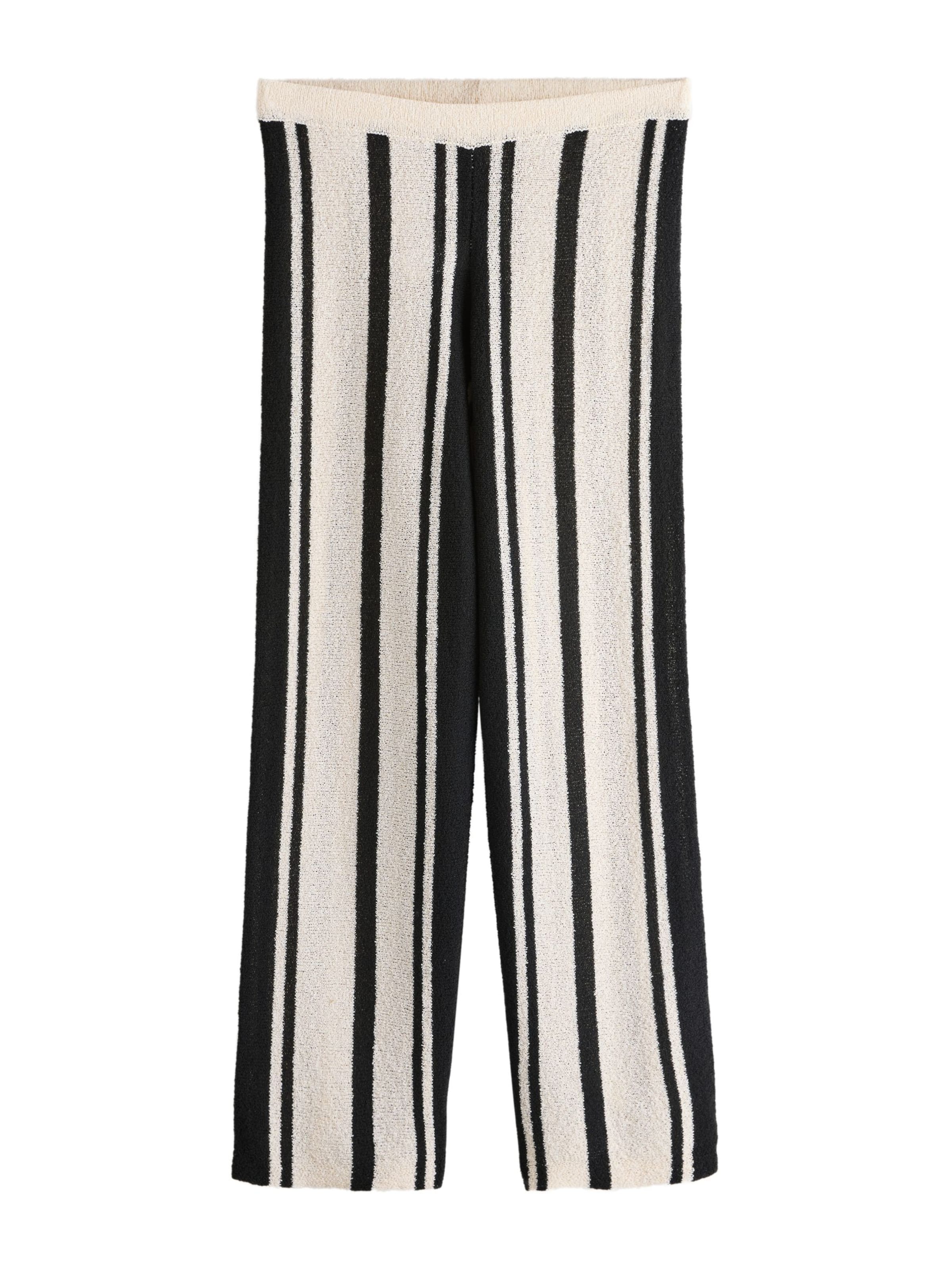 Wide Leg Pantalon Next en noir : devant
