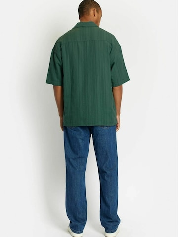 Denim Project Regular Fit Skjorte ' DPTextured ' i grøn