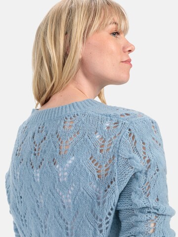 CAMEL ACTIVE Pullover mit V-Ausschnitt in Blau