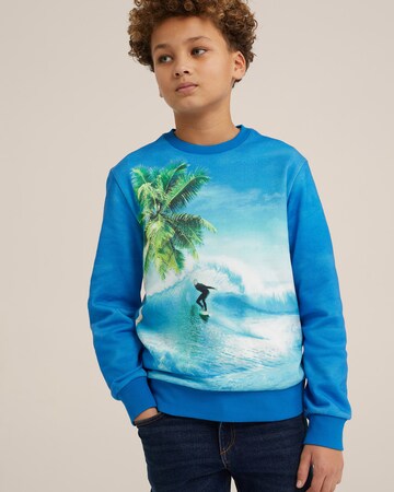 WE Fashion Sweatshirt i blå