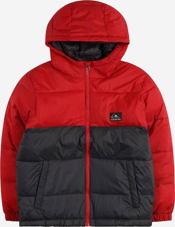 QUIKSILVER Winter Jacket 'WOLFS SHOULDERS' in Red: front