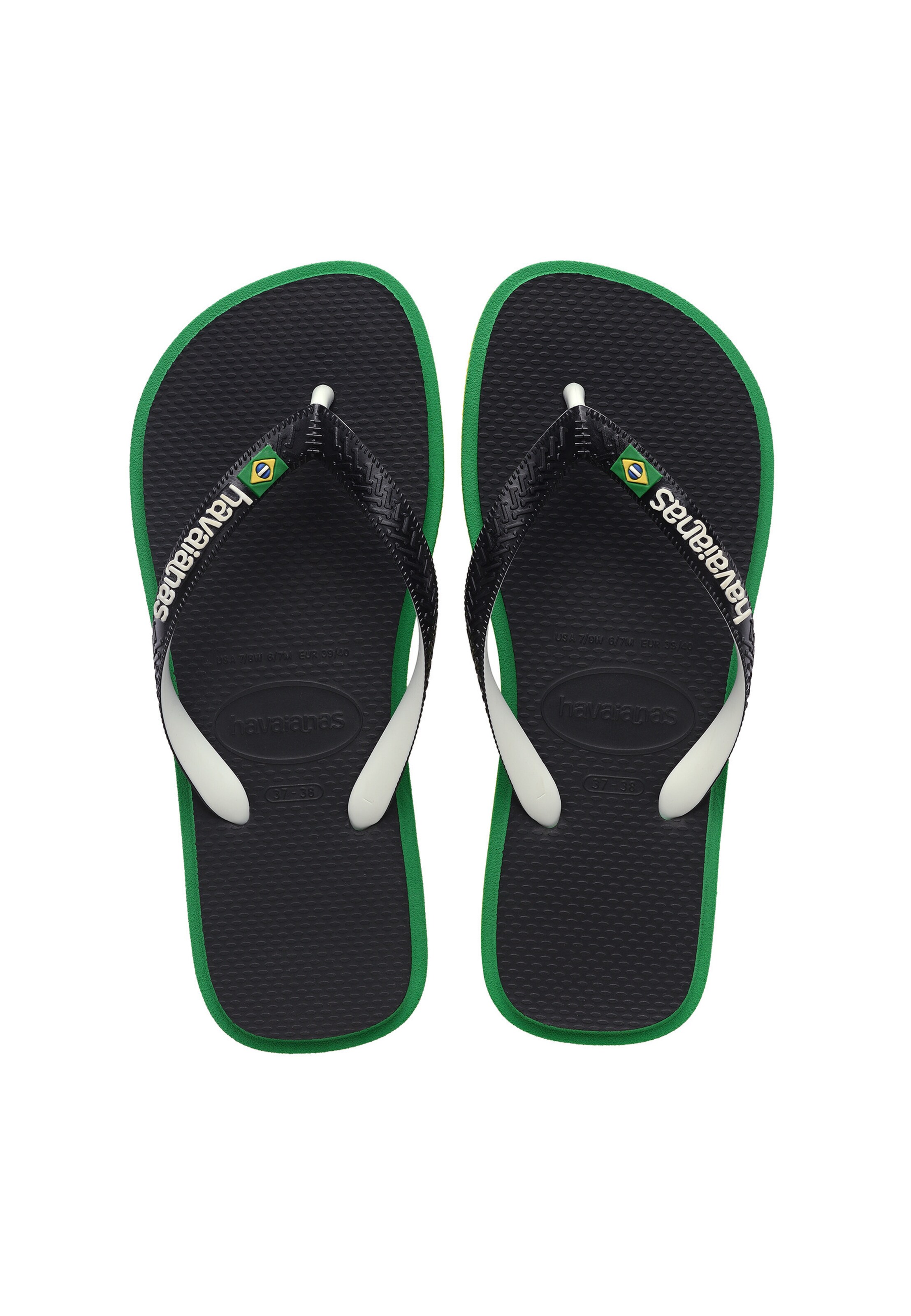HAVAIANAS Mules 'Brasil' in Black