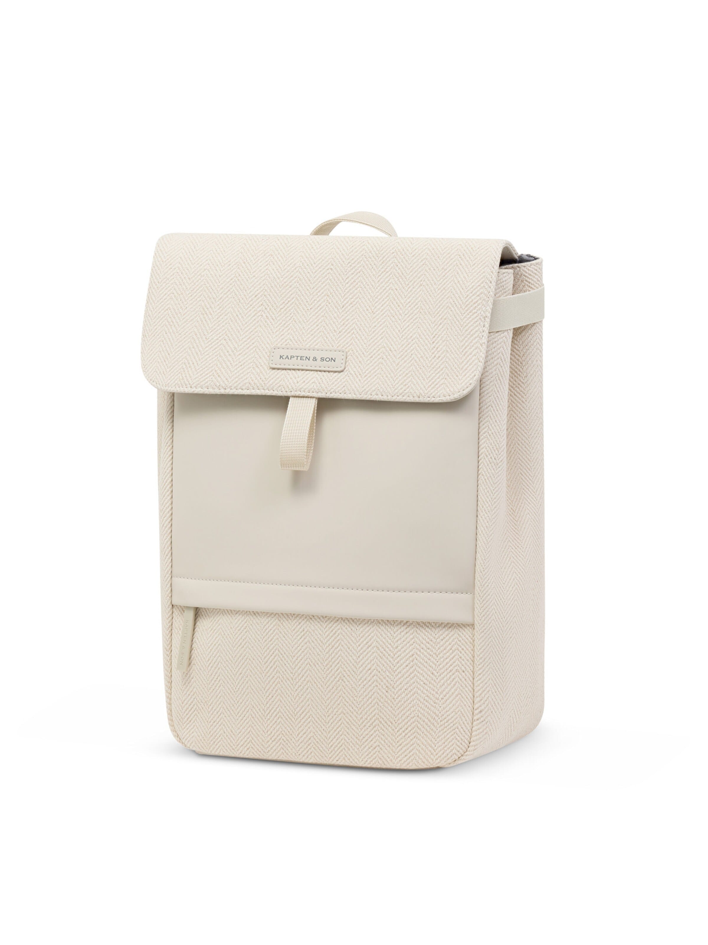 Kapten & Son Backpack 'Fyn' in White: front