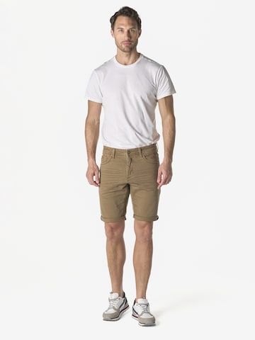 KOROSHI Slimfit Jeans i brun