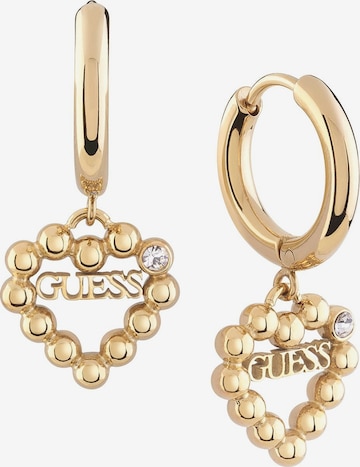 GUESS Ohrringe 'Huggie me' in Gold: predná strana