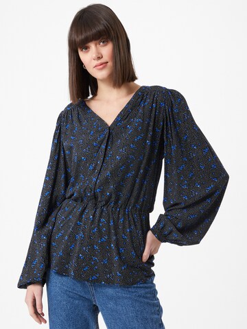 Moves Blouse in Blauw: voorkant