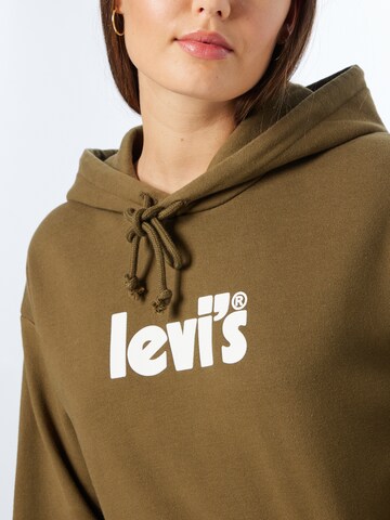 LEVI'S ® Sweatshirt 'Graphic Standard Hoodie' in Green