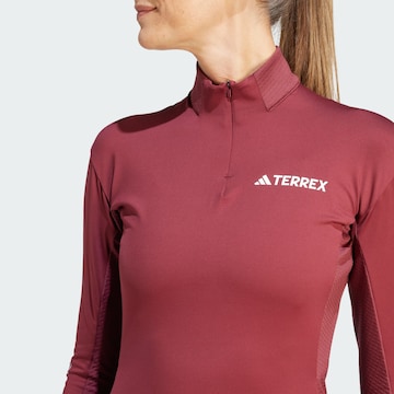 ADIDAS TERREX Functioneel shirt 'Xperior' in Rood