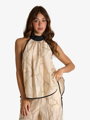 SOUVENIR Top in Beige: front
