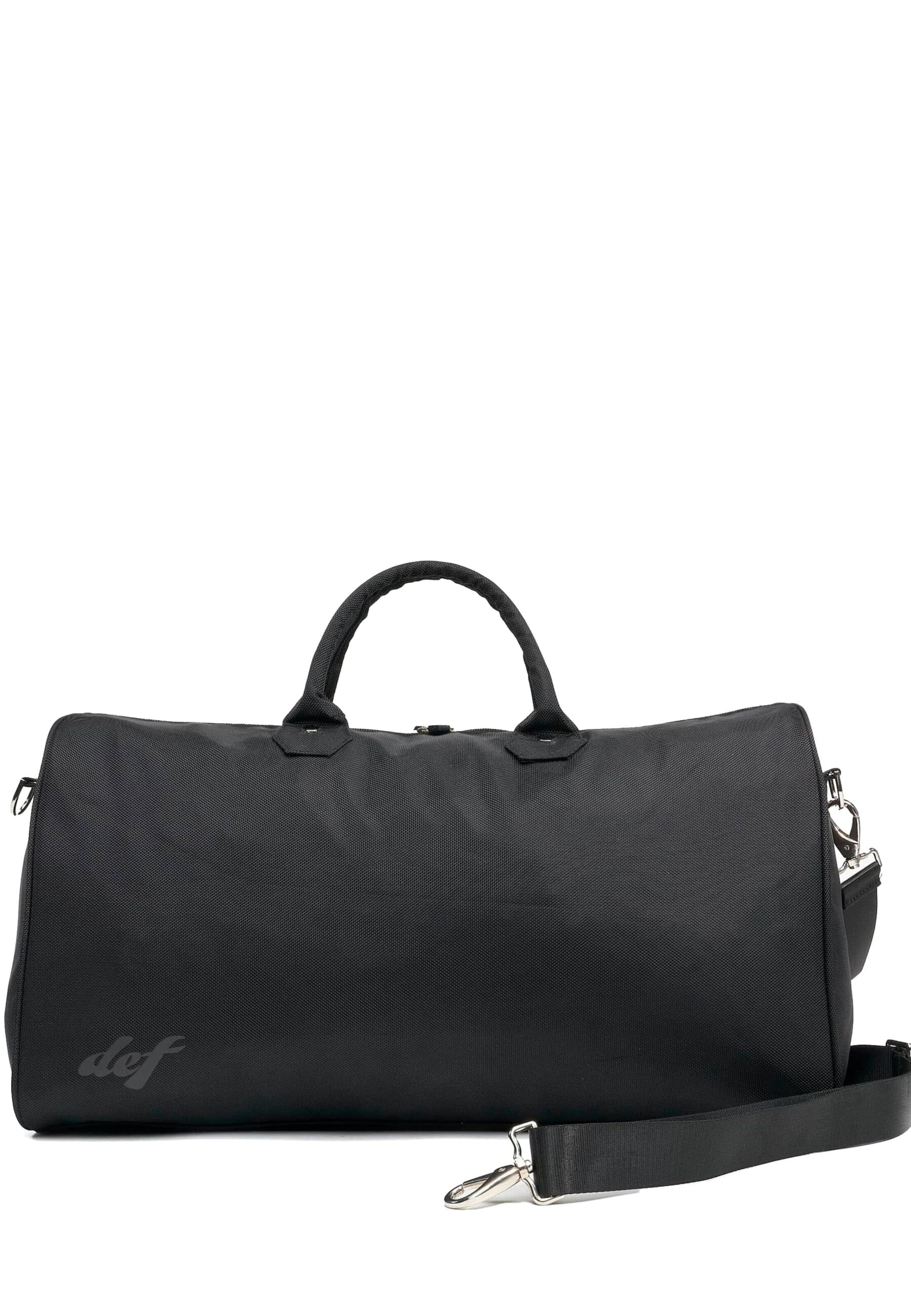 DEF Cestovní taška – černá: přední strana