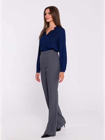 Stylove - Bootcut Pantalón de pinzas ' S371 ' en gris