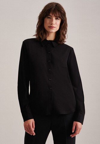 SEIDENSTICKER Blouse 'Schwarze Rose' in Black