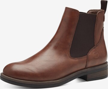 TAMARIS Chelsea Boots in Brown: front