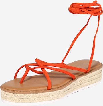 Infradito 'CANDID2' di Nine West in arancione: frontale