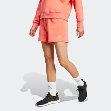 ADIDAS SPORTSWEAR Regular Workout Pants in Orange: front