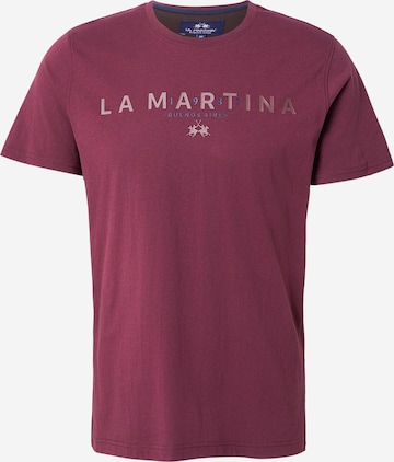 raudona La Martina Marškinėliai: priekis