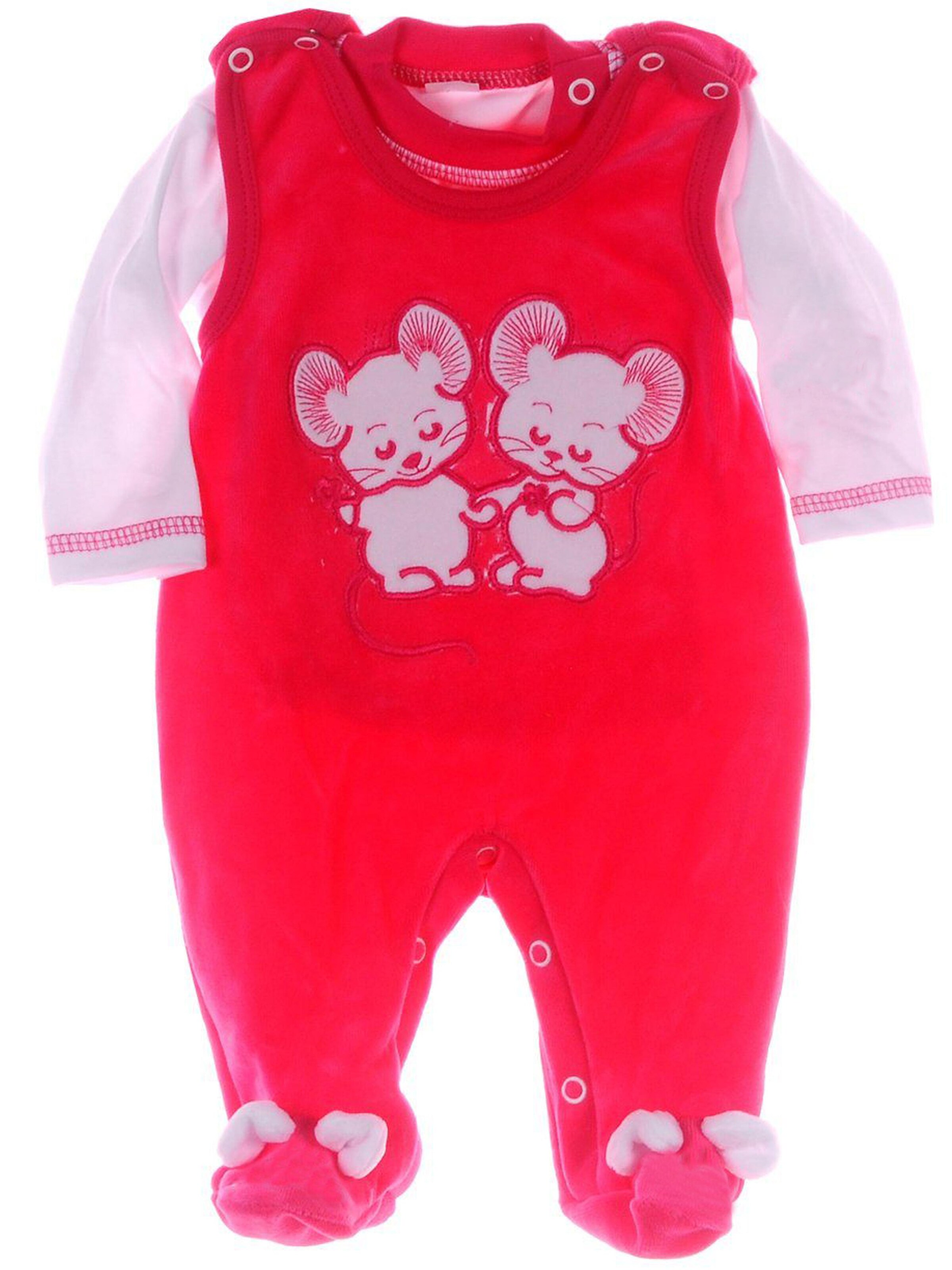 La Bortini Strampler/Body‌‌‌‌ in Pink: Vorderseite