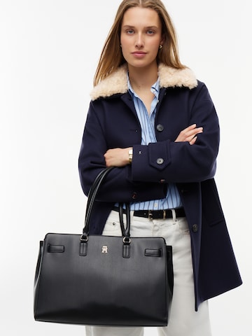 TOMMY HILFIGER Nákupní taška 'JOY' – černá