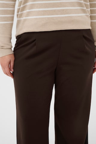 KAFFE CURVE Loose fit Pleated Pants 'KCPheolo' in Black