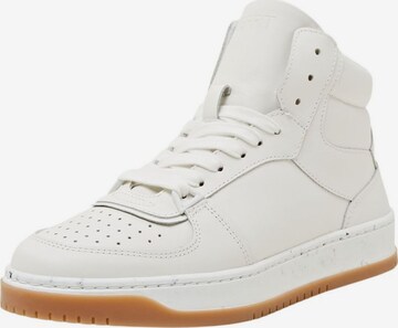 ESPRIT Sneakers hoog in Wit: voorkant