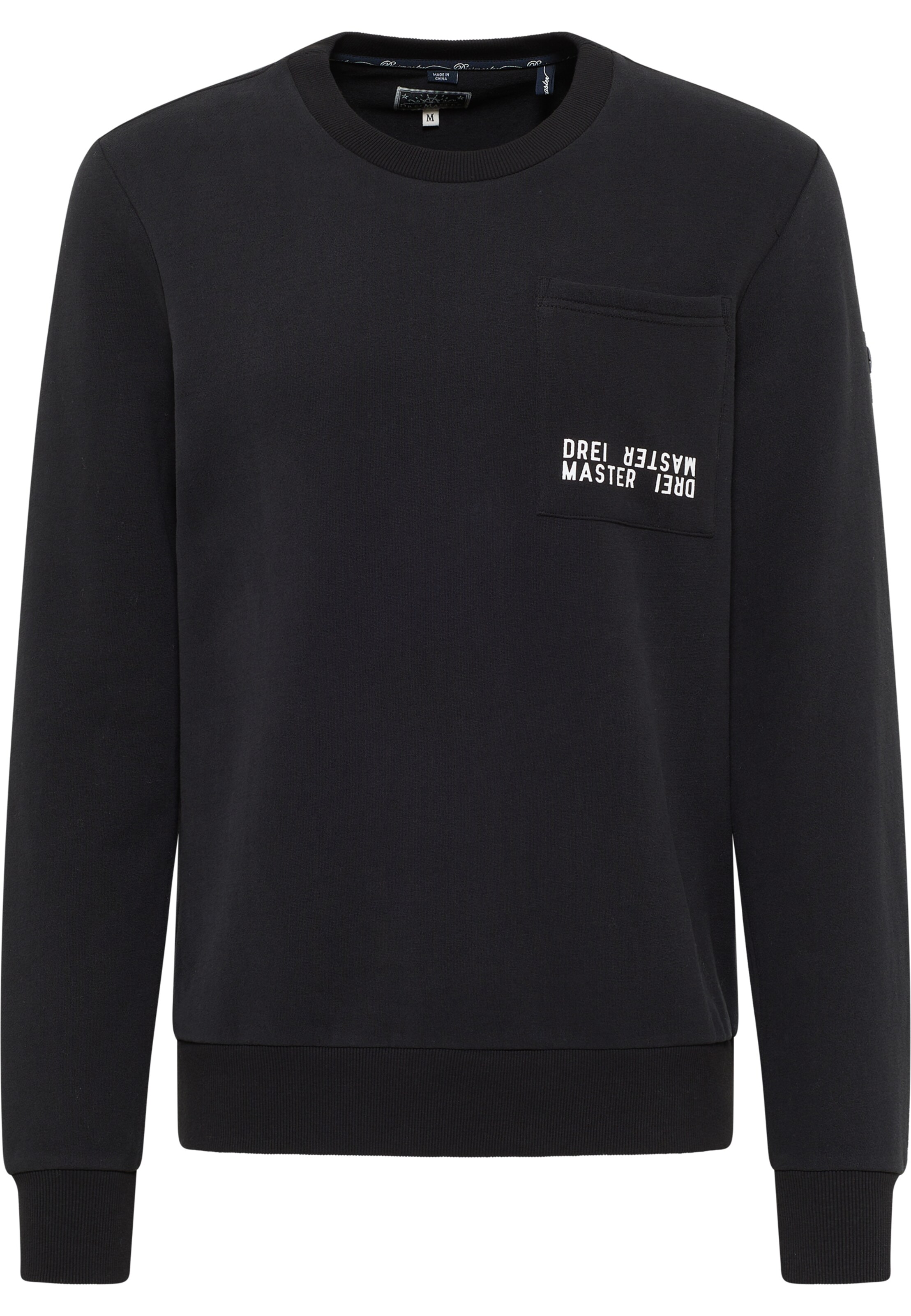 DreiMaster Maritim Mikina - Čierna: predná strana