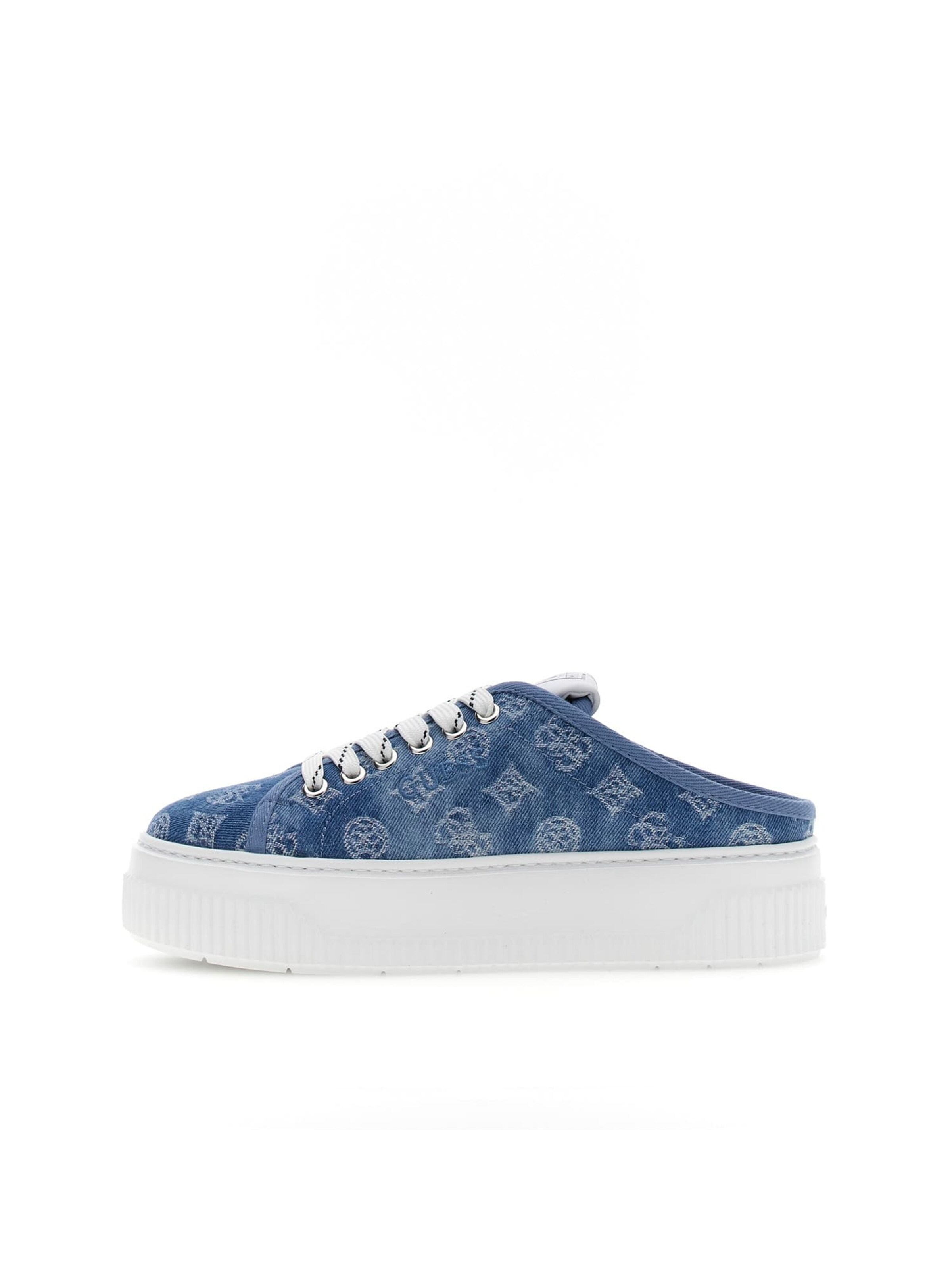 GUESS Slip-Ons 'Nudge' in Blue: front