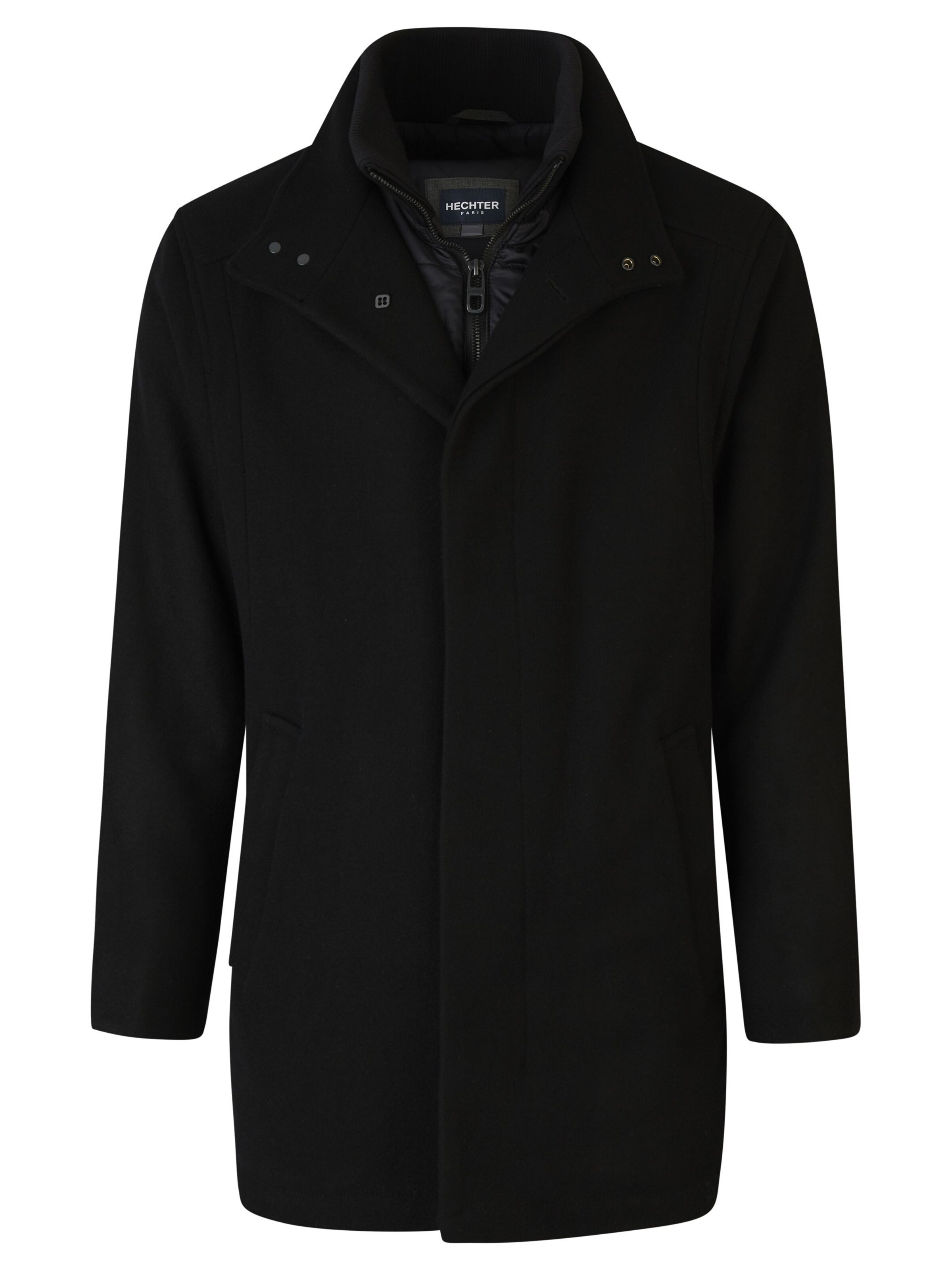 HECHTER PARIS Übergangsjacke in Schwarz: Vorderseite