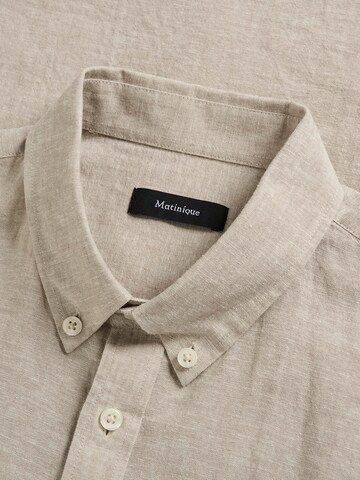 Matinique Regular Fit Skjorte 'MATrostol' i grå