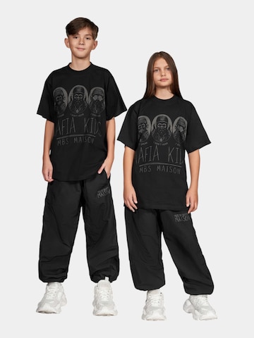 Made By Society Shirt 'MAFIA KIDS T-Shirt - T37837' in Schwarz