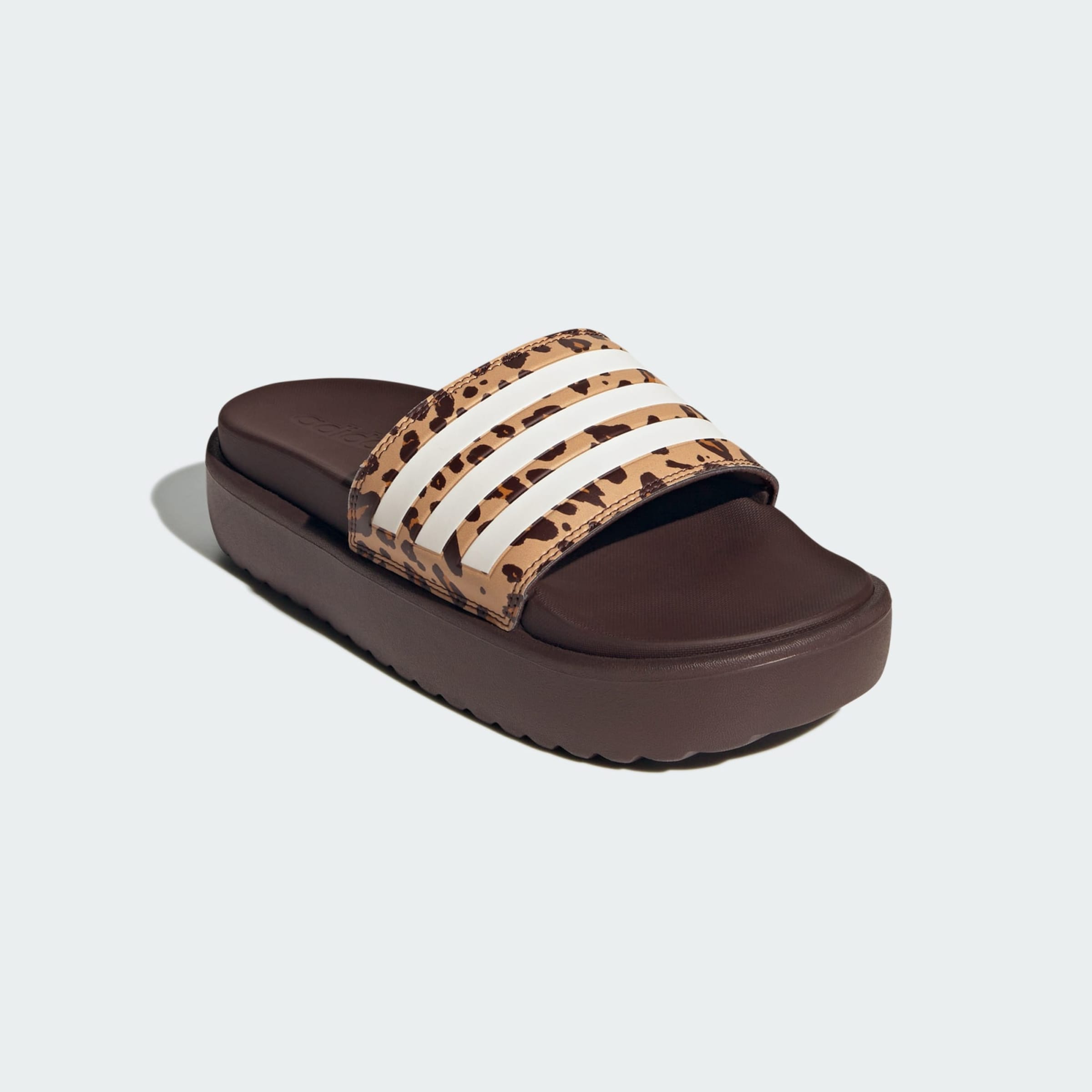 ADIDAS PERFORMANCE Mules 'Adilette' in Cappuccino, Dark Brown | ABOUT YOU