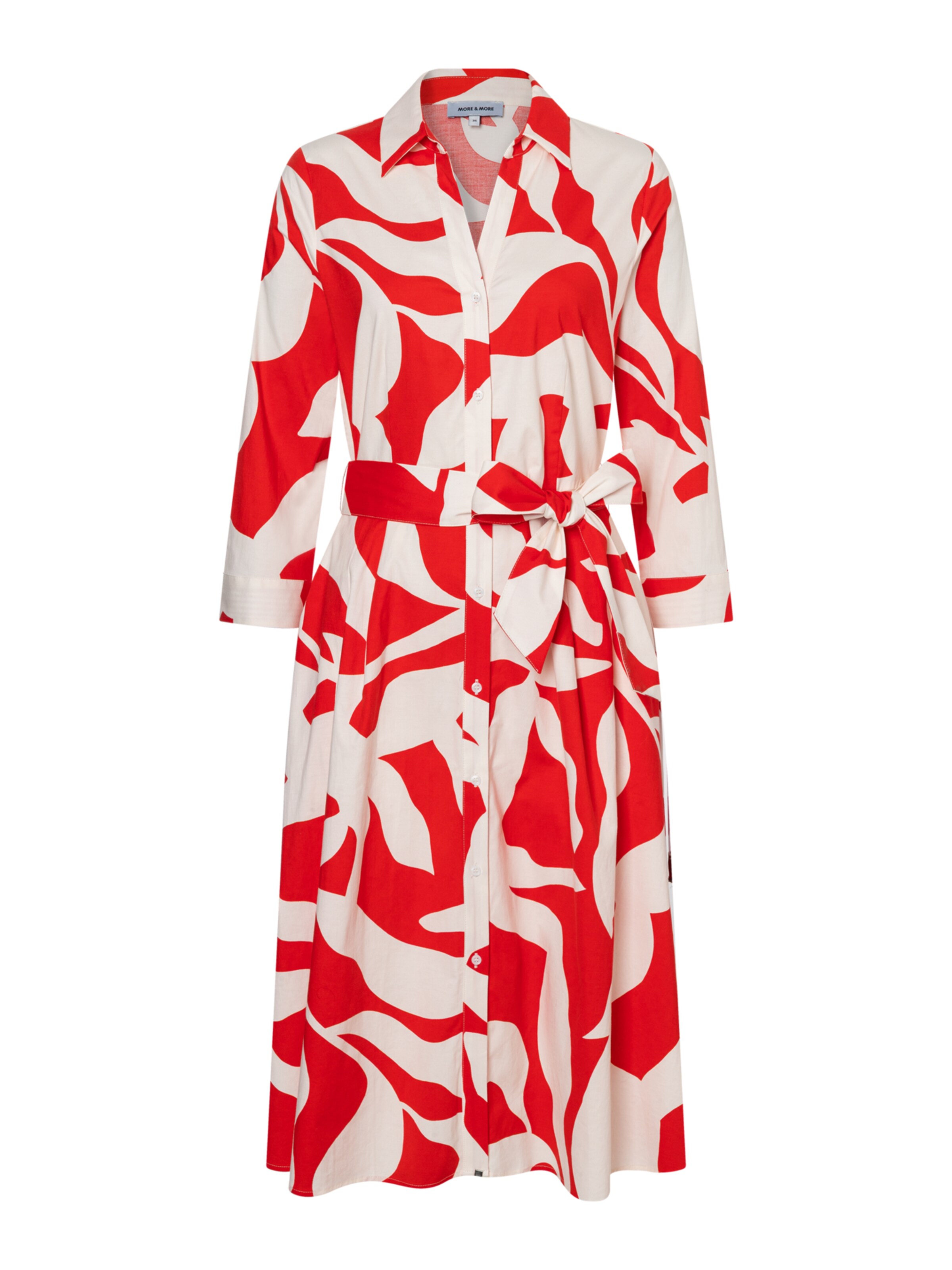 MORE & MORE Dress in Red: front