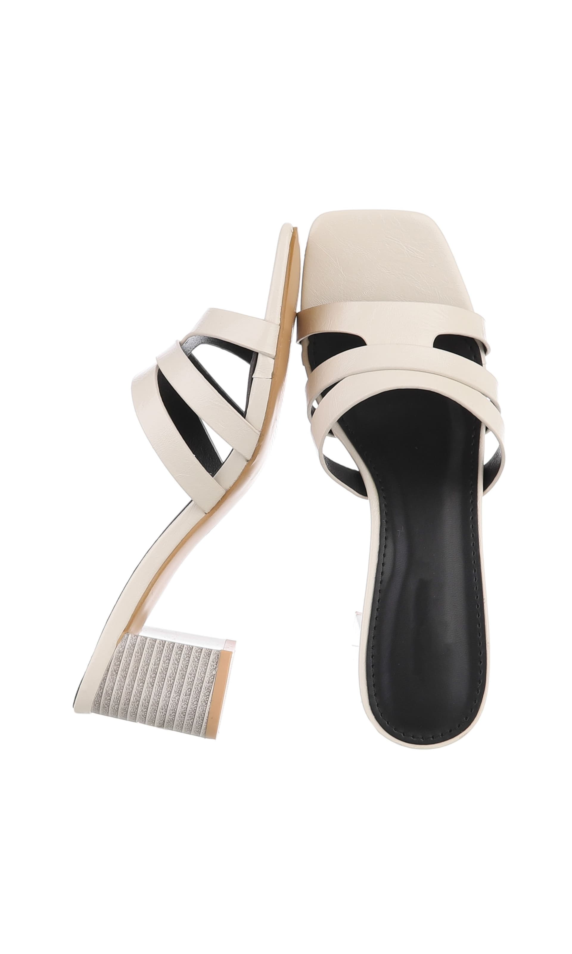 Ital-Design Pantolette in Beige