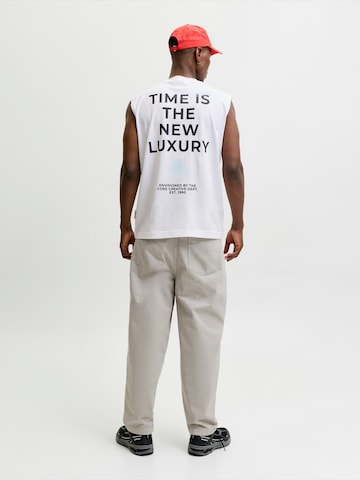 T-Shirt 'JCOETERNA' JACK & JONES en blanc