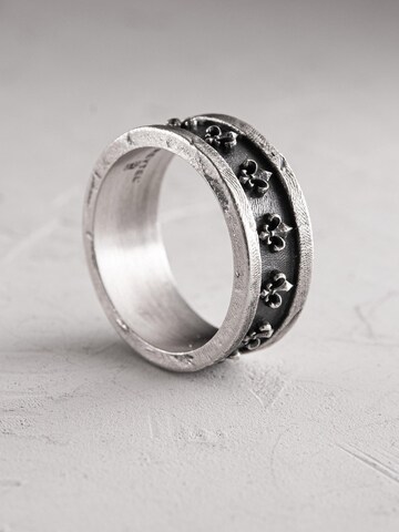 REYTEL - Anillo 'FLEUR DE LIS' en plata